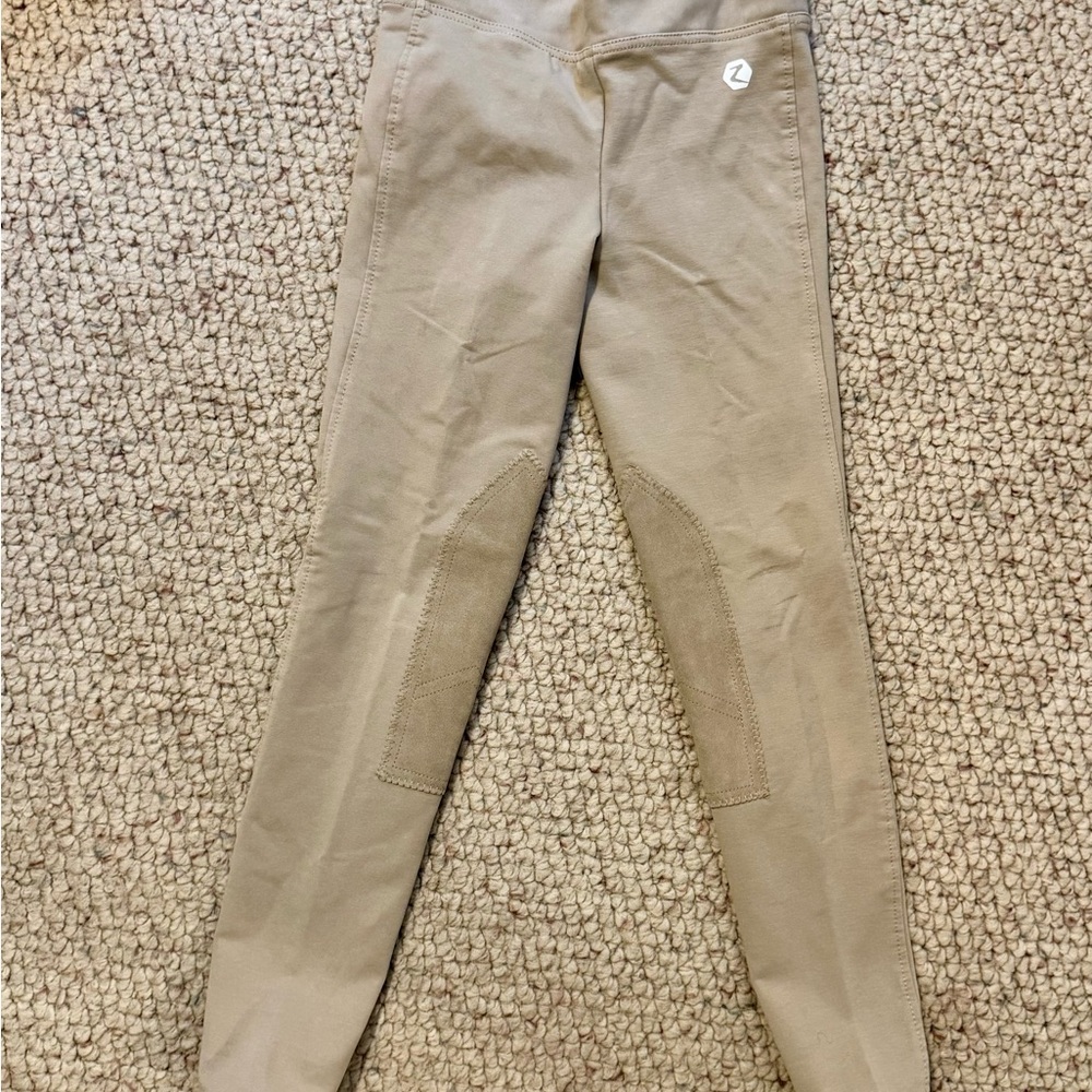Kids Horze Tan Riding Pants